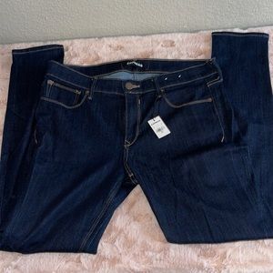Express Jeans Women’s Blue Mid Rise Skinny Stretchy Jeans size 12